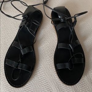 Madewell Boardwalk Lace-up Sandals